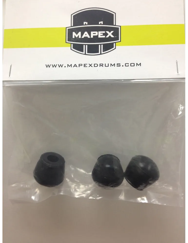  MAPEX PACK OF 3 TOM BASS RUBBERS|MusicGoodDeal 