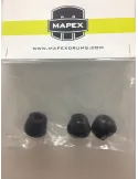  MAPEX PACK OF 3 TOM BASS RUBBERS|MusicGoodDeal 