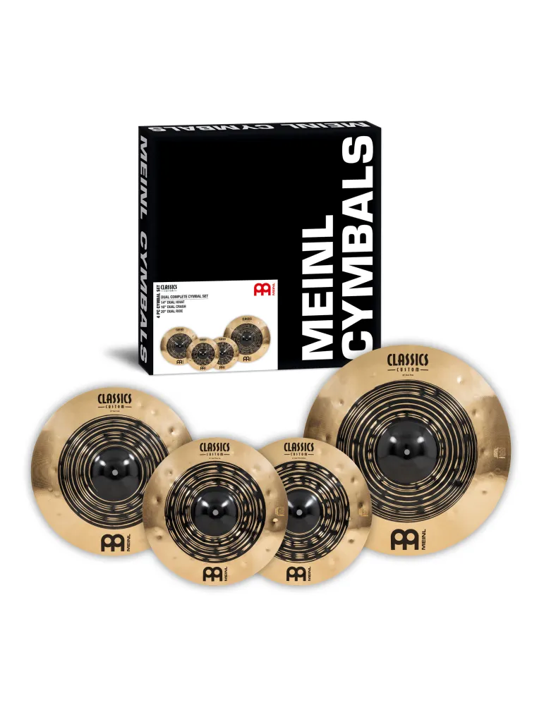  MEINL SET C.CUSTOM DUAL 14/16/20|MusicGoodDeal 
