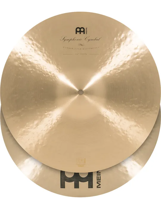  MEINL PAIR OF SYMPHONIC CYMBALS 16" THIN|MusicGoodDeal 