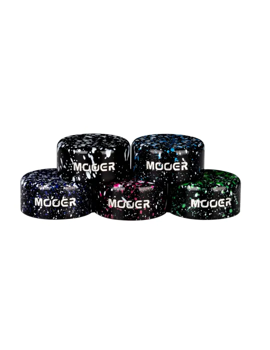  MOOER SET DE 5 TAPONES DE ALUMINIO PARA PEDALERAS|MusicGoodDeal 