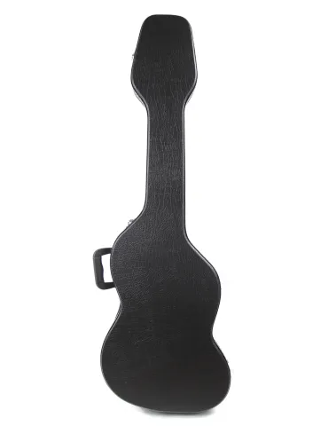 MUSICO BC100 BLACK BASS GUITAR WOODEN CASE