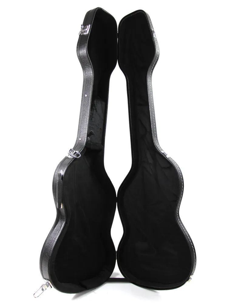  MUSICO BC100 BLACK BASS GUITAR WOODEN CASE|MusicGoodDeal 