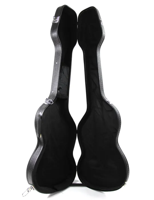  MUSICO BC100 BLACK BASS GUITAR WOODEN CASE|MusicGoodDeal 
