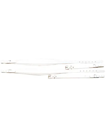  MUSICO 5363WH P. LEATHER BELTS CAISSE CLAIREORD. 120B WHITE|MusicGoodDeal 