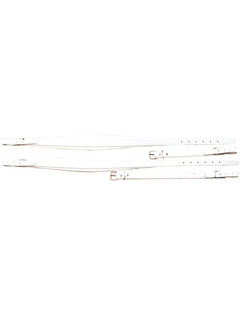  MUSICO 5363WH P. CINTURONES DE CUERO CAISSE CLAIREORD. 120B BLANCO|MusicGoodDeal 