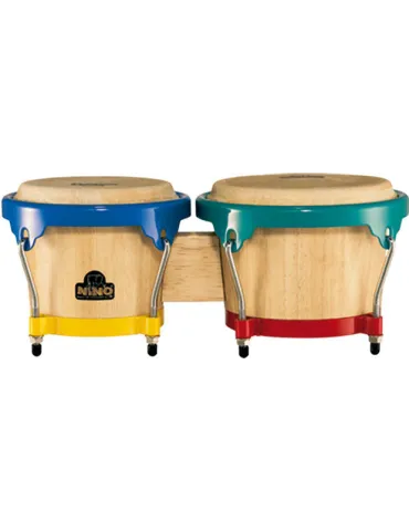  NINO NINO3NT-HK P.BONGOS 6,5 / 7,5 "NAT CIRCLES ARLEQU|MusicGoodDeal 