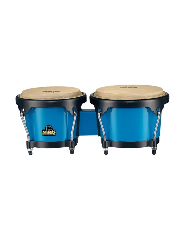  NINO NINO17BBK BONGOS ABS 6.5 / 7.5 "BLUE-BLACK|MusicGoodDeal 
