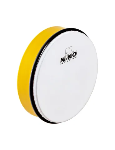  NINO TAMBOURINE ABS 8" YELLOW|MusicGoodDeal 