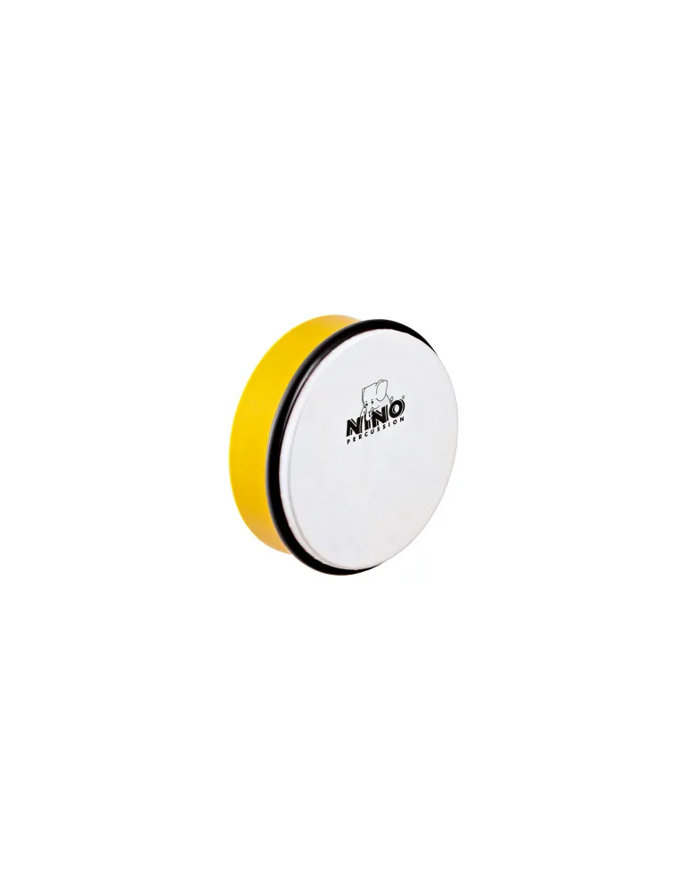  NINO TAMBOURINE ABS 6" YELLOW|MusicGoodDeal 