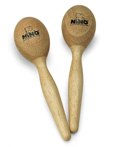  NINO WOODEN MARACAS OVAL SMALL|MusicGoodDeal 