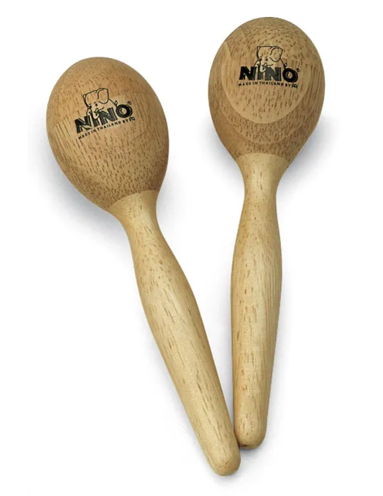  NINO WOODEN MARACAS OVAL SMALL|MusicGoodDeal 