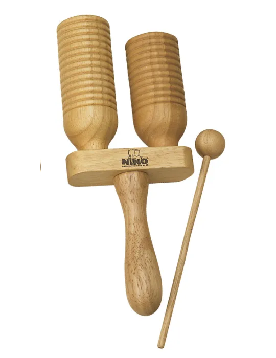  NINO SET 2 BELLS A-GO-GO WOOD|MusicGoodDeal 