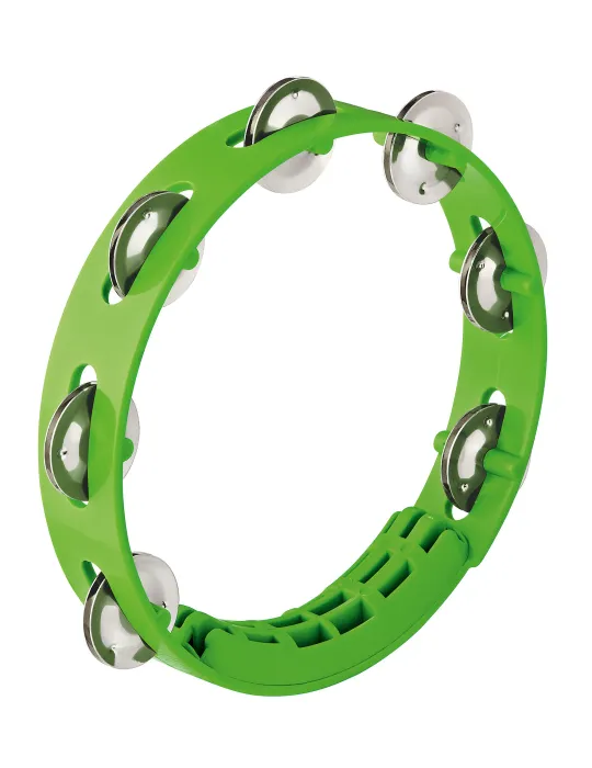  NINO NINO49GG 8 "ABS TAMBOURINE / 1 ROW GREEN|MusicGoodDeal 