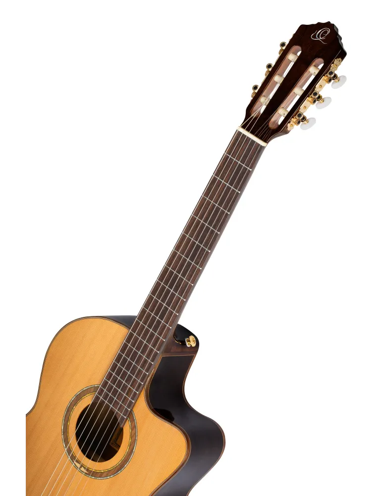 ORTEGA GUITAR R159 SOLID CEDAR, CW EQ|MusicGoodDeal