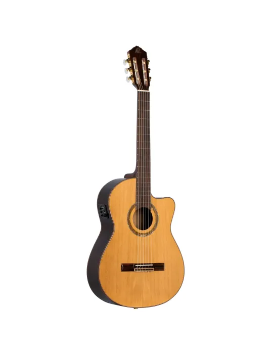 ORTEGA GUITAR R159 SOLID CEDAR, CW EQ|MusicGoodDeal