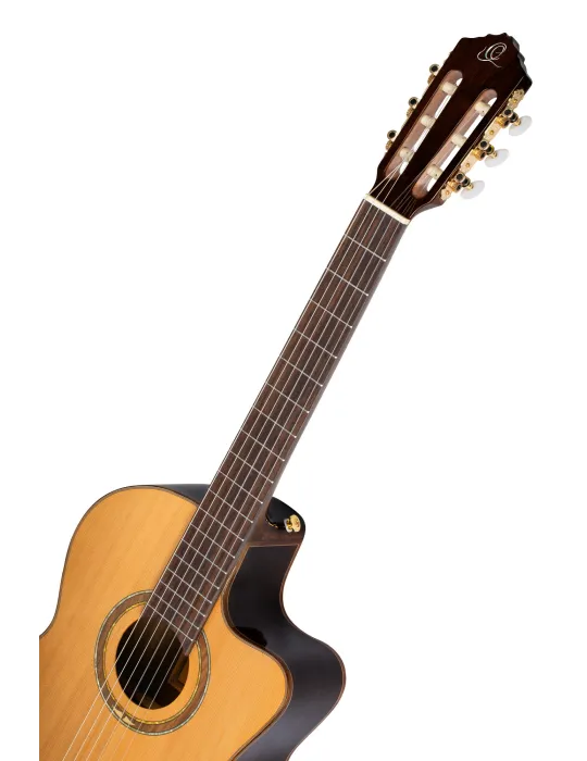 ORTEGA GUITAR R159 SOLID CEDAR, CW EQ|MusicGoodDeal