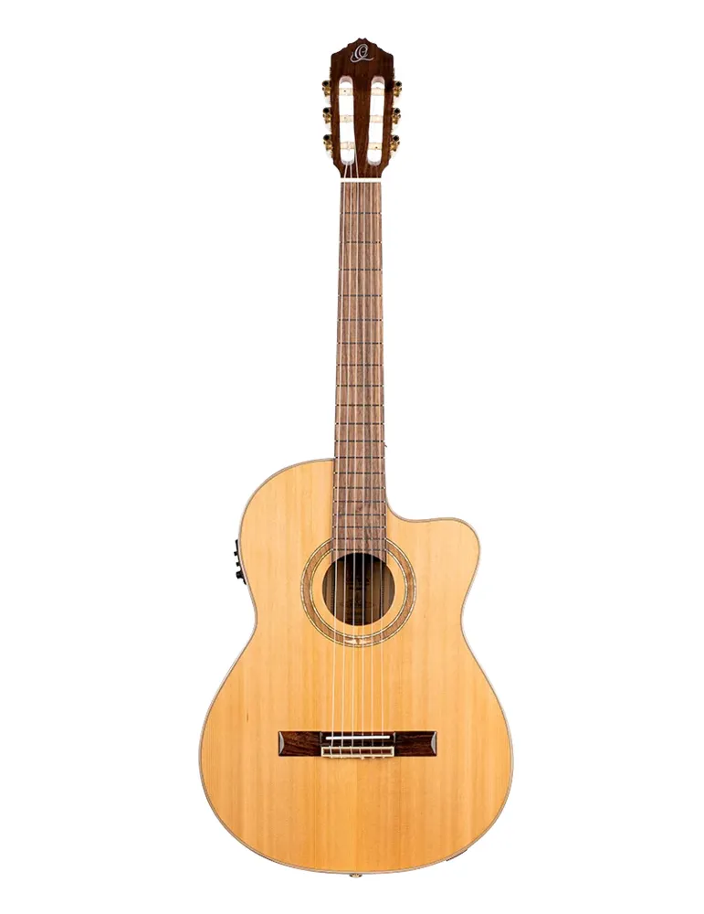 ORTEGA GUITAR R159 SOLID CEDAR, CW EQ|MusicGoodDeal