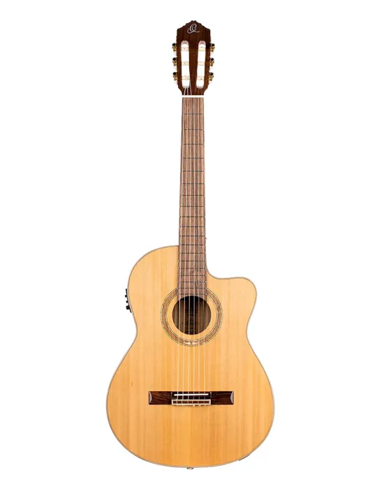 ORTEGA GUITAR R159 SOLID CEDAR, CW EQ|MusicGoodDeal