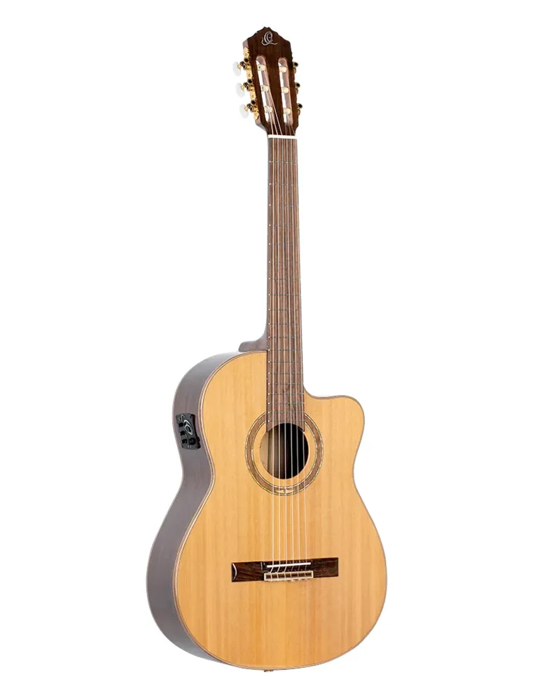 ORTEGA GUITAR R159 SOLID CEDAR, CW EQ|MusicGoodDeal