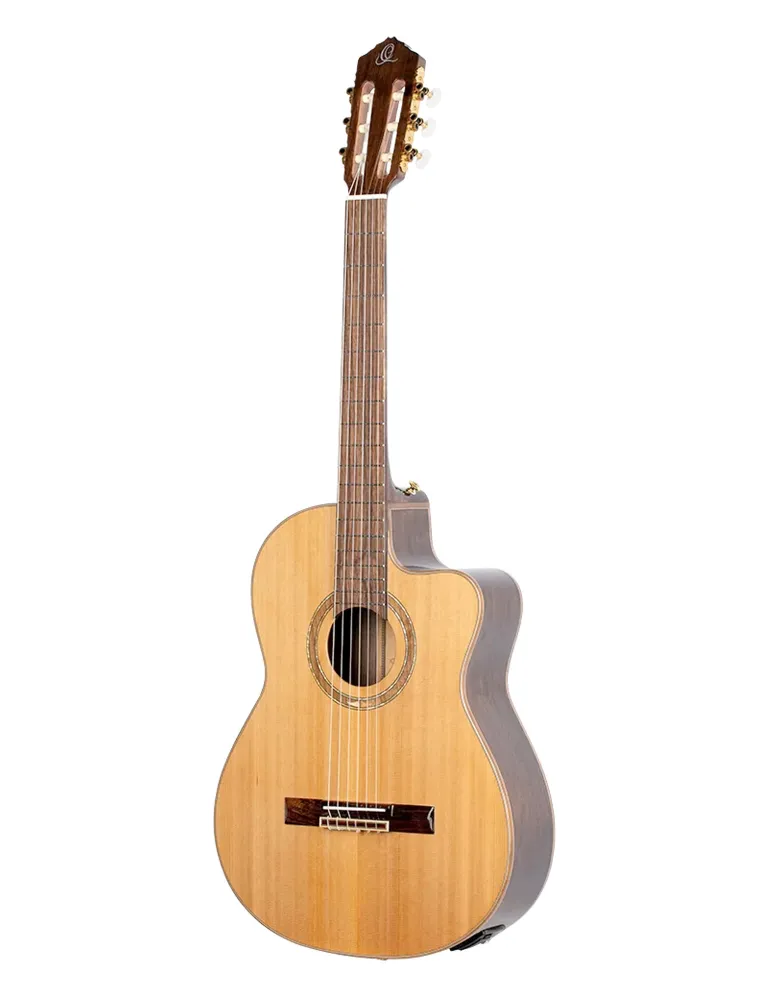 ORTEGA GUITAR R159 SOLID CEDAR, CW EQ|MusicGoodDeal