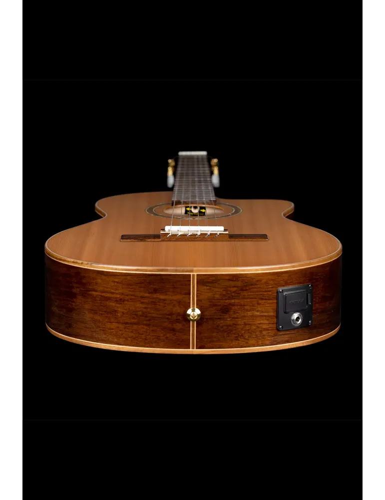 ORTEGA GUITAR R159 SOLID CEDAR, CW EQ|MusicGoodDeal