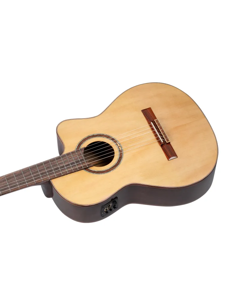 ORTEGA GUITAR R158 EPICEA SOLID, CW EQ|MusicGoodDeal