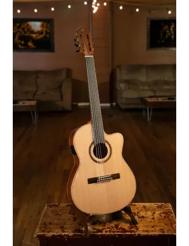 ORTEGA GUITAR R138 EPICEA SOLID, CW EQ|MusicGoodDeal 2