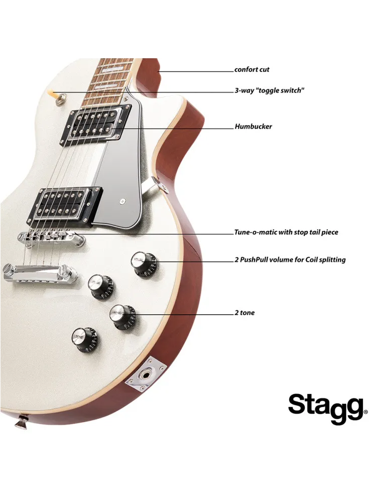 STAGG SEL-STD SILVER | MusicGoodDeal