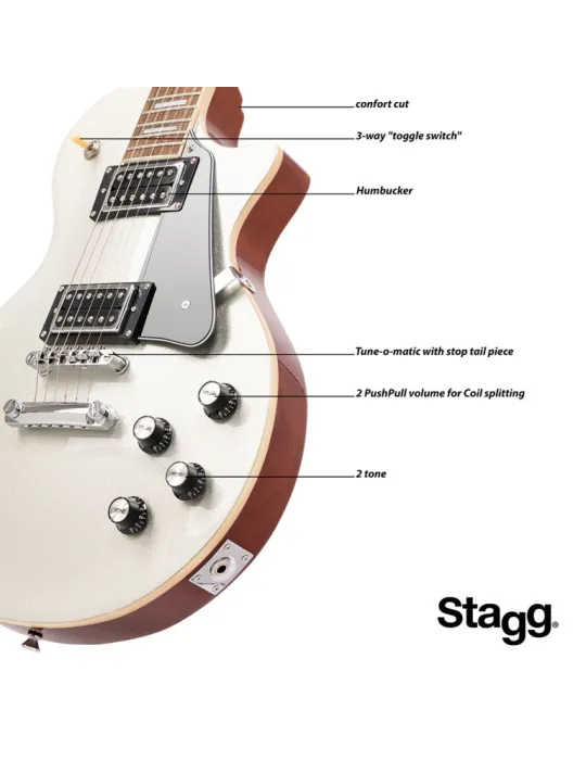 STAGG SEL-STD SILVER | MusicGoodDeal