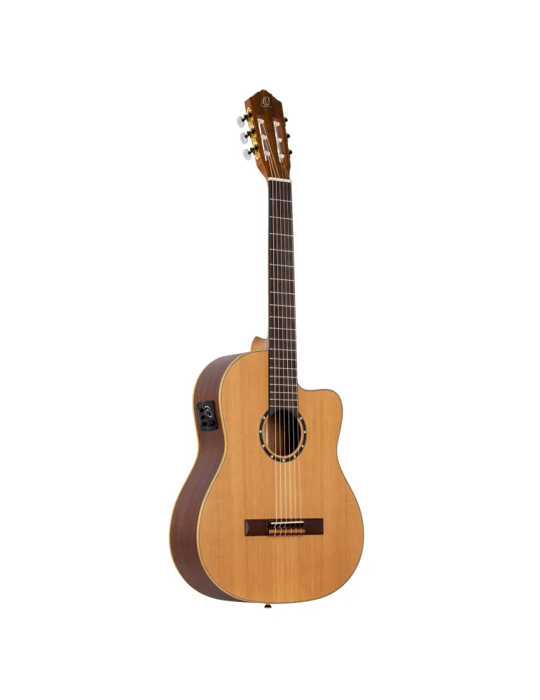 ORTEGA GUITAR R131 SOLID CEDAR, CW EQ|MusicGoodDeal