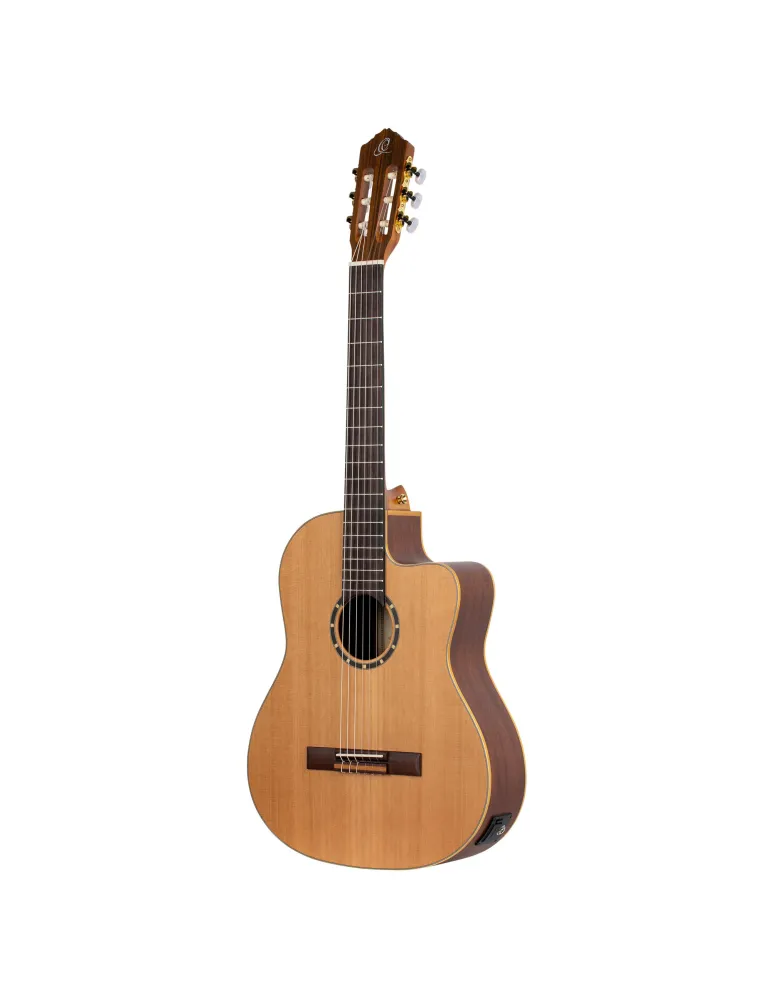 ORTEGA GUITAR R131 SOLID CEDAR, CW EQ|MusicGoodDeal