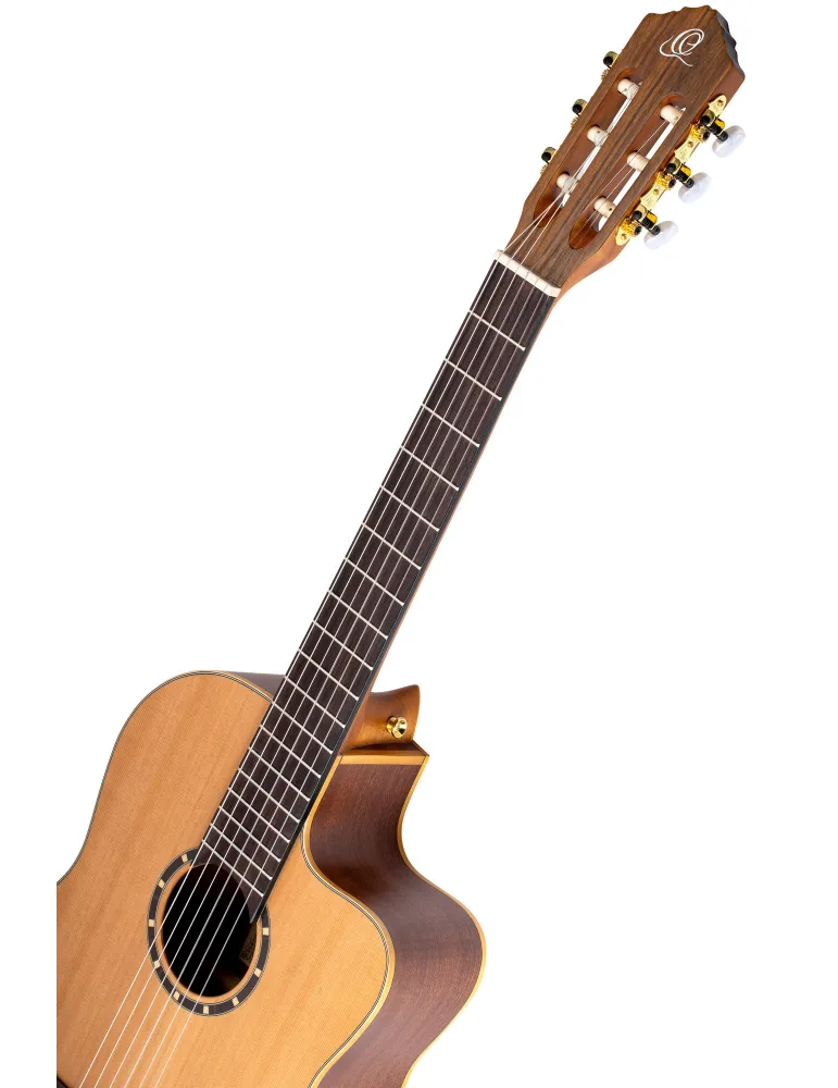 ORTEGA GUITAR R131 SOLID CEDAR, CW EQ|MusicGoodDeal