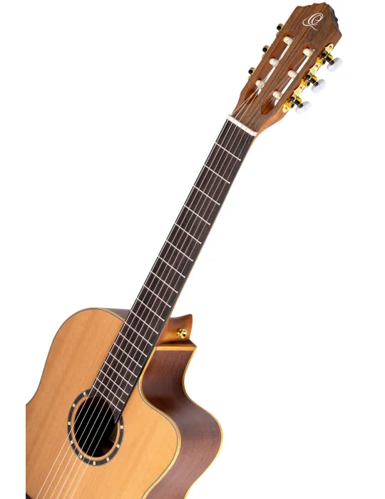 ORTEGA GUITAR R131 SOLID CEDAR, CW EQ|MusicGoodDeal