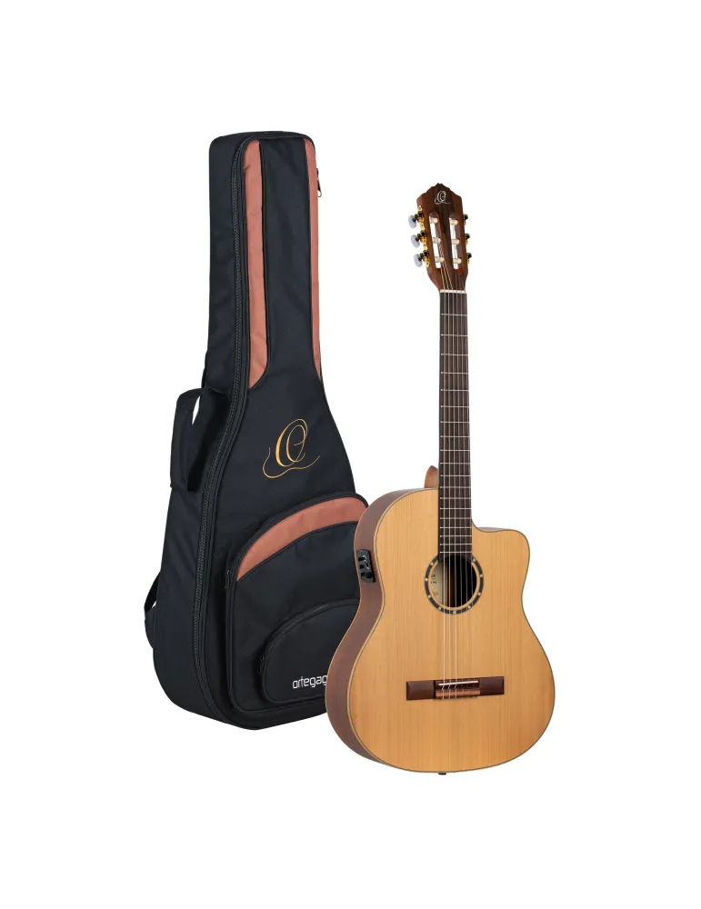 ORTEGA GUITAR R131 SOLID CEDAR, CW EQ|MusicGoodDeal