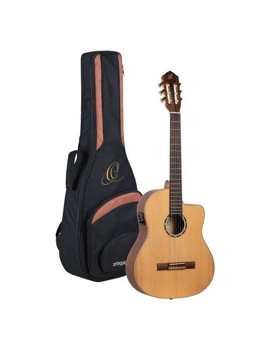 ORTEGA GUITAR R131 SOLID CEDAR, CW EQ|MusicGoodDeal