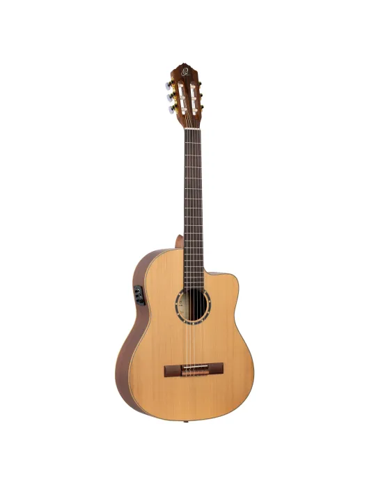 ORTEGA GUITAR R131 SOLID CEDAR, CW EQ|MusicGoodDeal