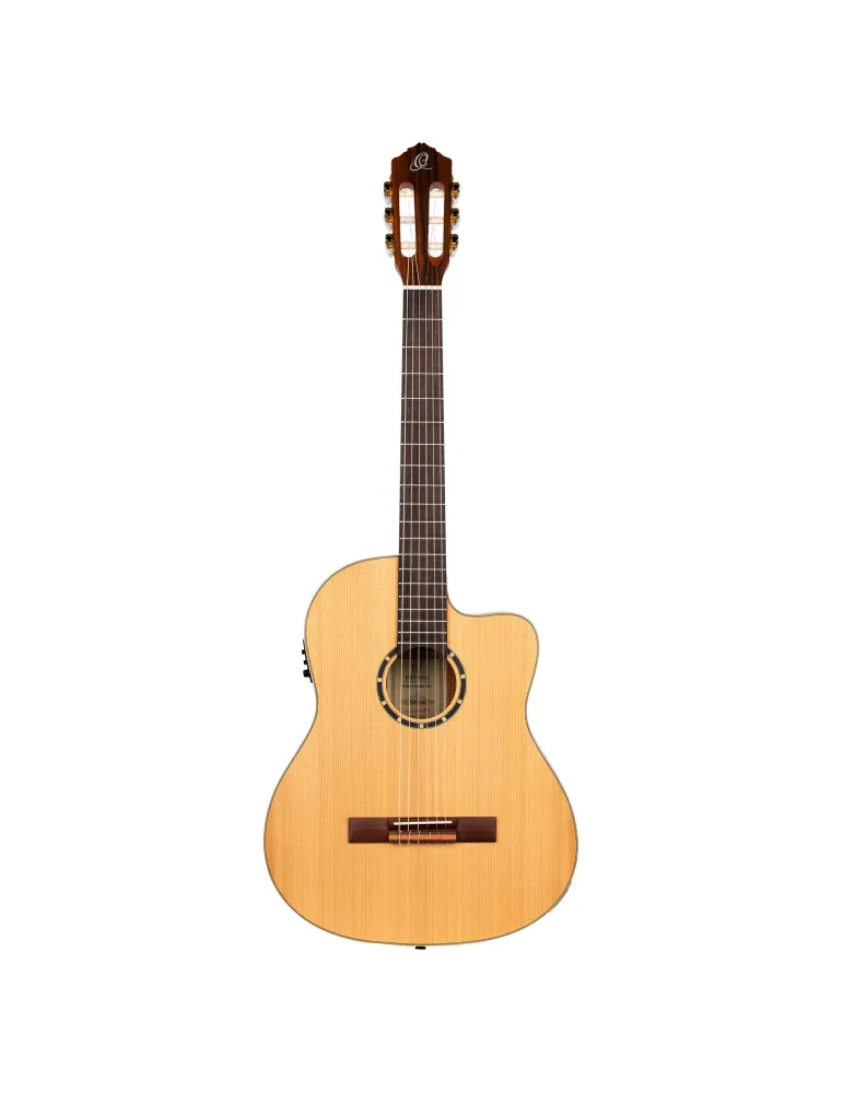 ORTEGA GUITAR R131 SOLID CEDAR, CW EQ|MusicGoodDeal