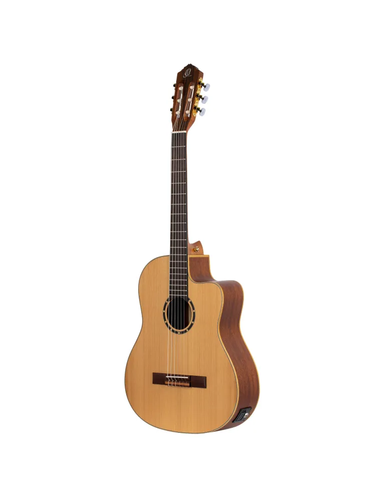 ORTEGA GUITAR R131 SOLID CEDAR, CW EQ|MusicGoodDeal