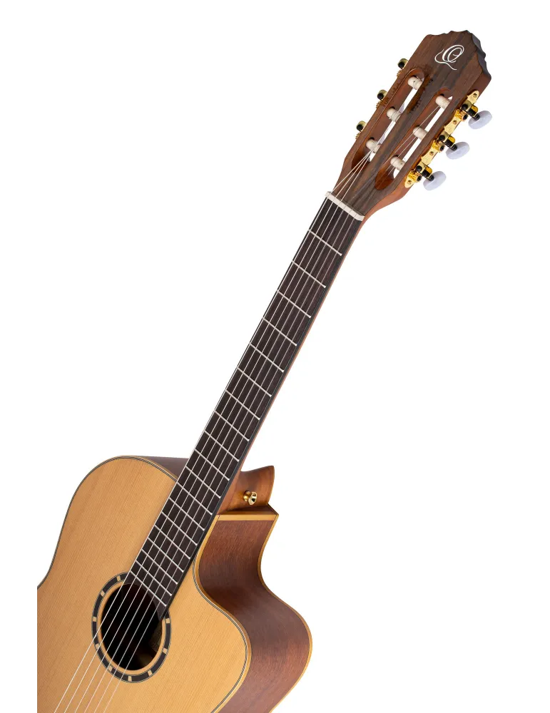 ORTEGA GUITAR R131 SOLID CEDAR, CW EQ|MusicGoodDeal