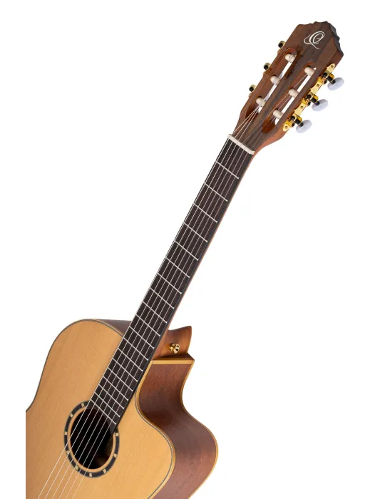 ORTEGA GUITAR R131 SOLID CEDAR, CW EQ|MusicGoodDeal
