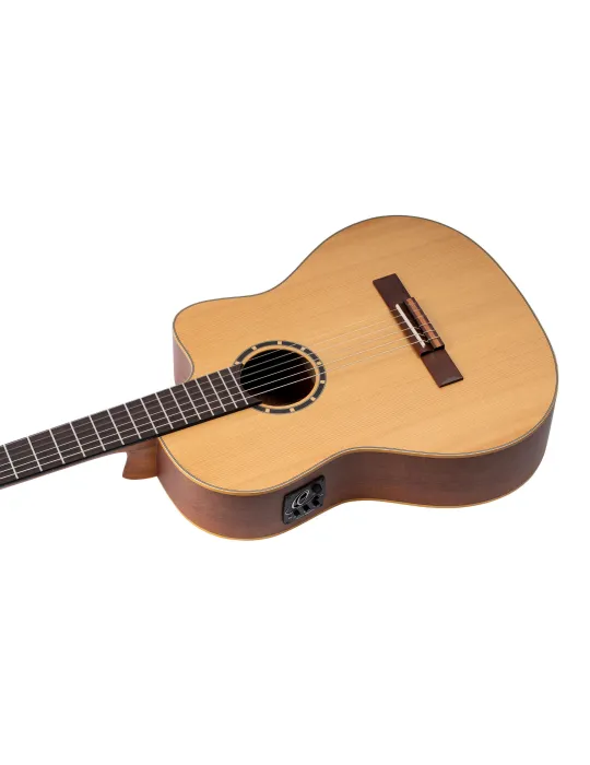 ORTEGA GUITAR R131 SOLID CEDAR, CW EQ|MusicGoodDeal