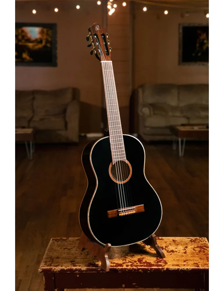  ORTEGA GUITAR R221 EPICEA, BLACK|MusicGoodDeal 