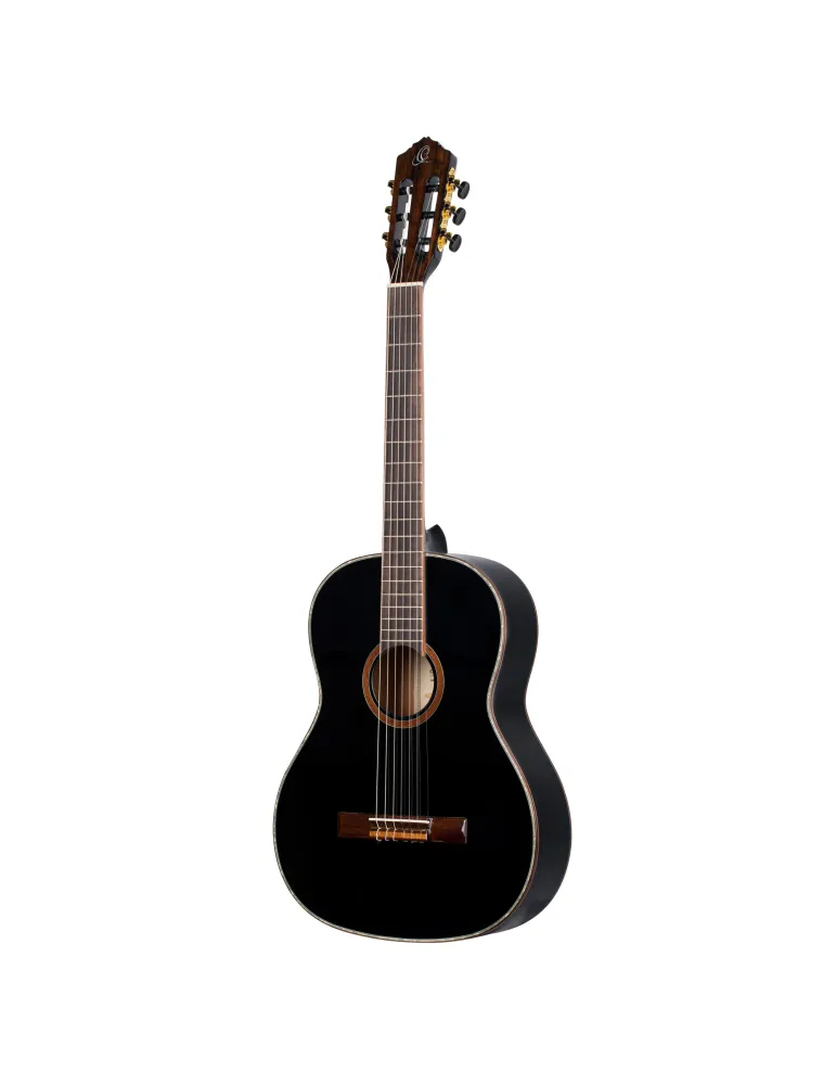  ORTEGA GUITAR R221 EPICEA, BLACK|MusicGoodDeal 