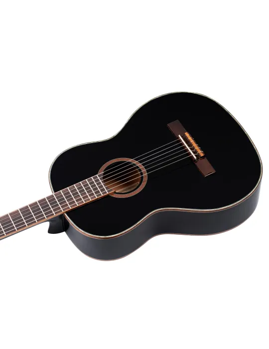  ORTEGA GUITAR R221 EPICEA, BLACK|MusicGoodDeal 