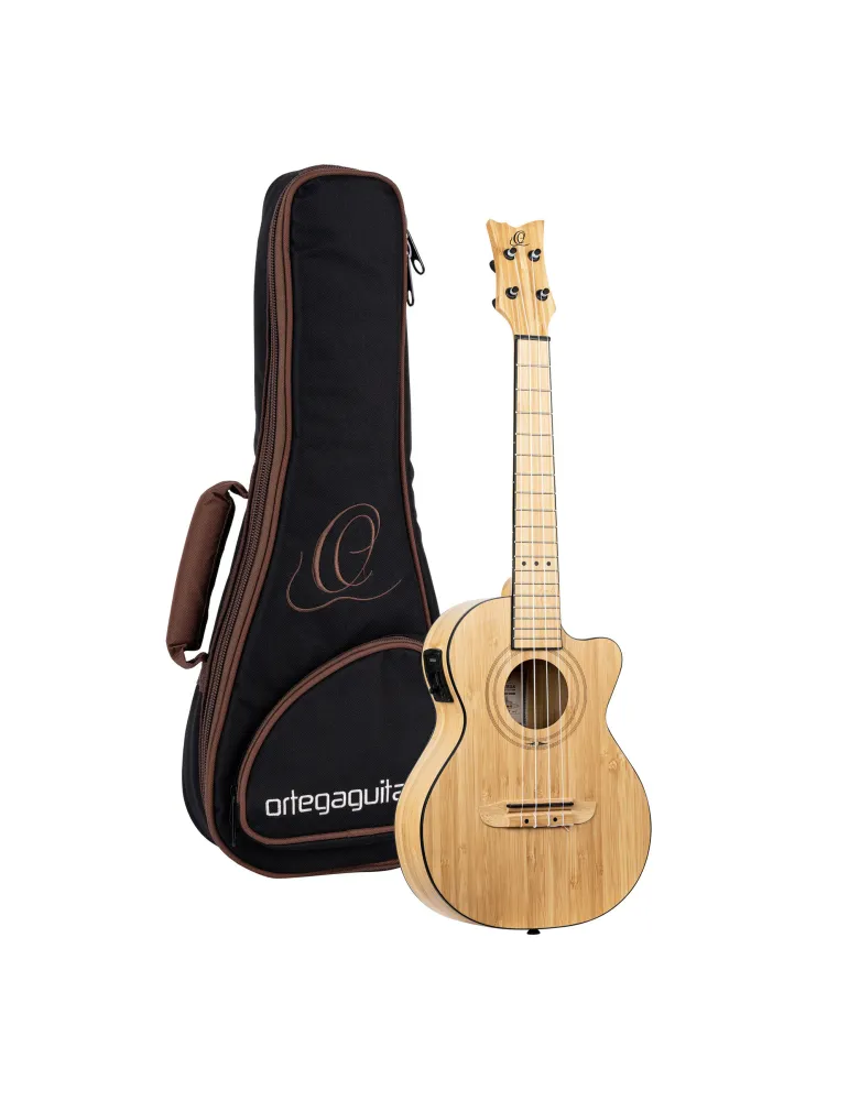  ORTEGA UKULELE TENOR, SOLID BAMBOO EQ|MusicGoodDeal 