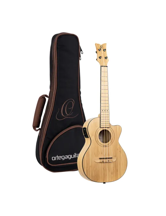  ORTEGA UKULELE TENOR, SOLID BAMBOO EQ|MusicGoodDeal 