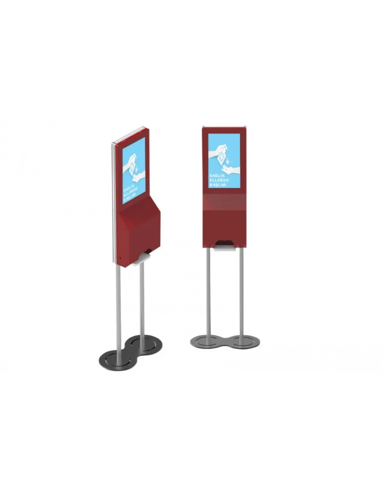 UNISIGN TH215A Kiosk distributeur de desinfectant avec ecran 215''  TH215-A