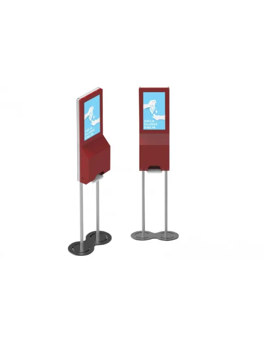 UNISIGN TH215A Kiosk distributeur de desinfectant avec ecran 215''  TH215-A