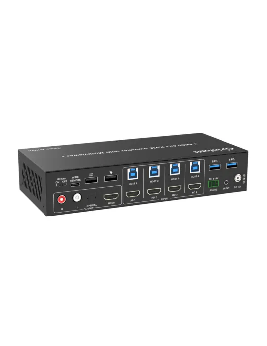 INFOBIT ISWITCH401MVK Commutateur KVM 4K60 4×1 avec multiviewer  iSwitch 401MVK